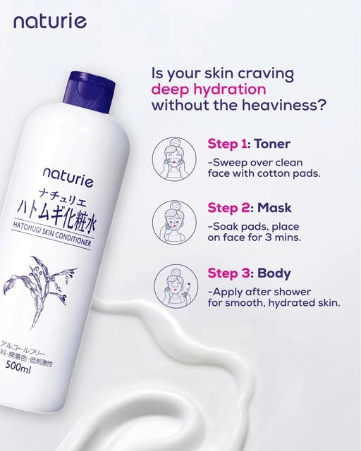 Naturie Hatomugi Skin Conditioner [500ml]	